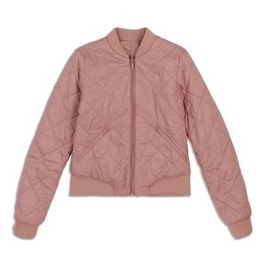 Lululemon warm two ways bomber jacket